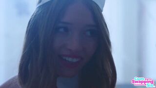 Escape And Well Suck Your Dick For Halloween - Myra Moans, Rose Caarter & Lucky Fate - Malisa Moir