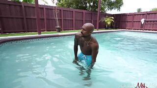 Eager Hotwife Enjoys BBC at Her Hubby's BBQ Pool Party - TouchMyWife -