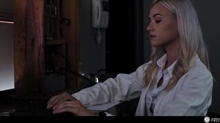 Beautiful Blonde Doctor Gets Used and Begs For Cock - Freeze Time Stop Sex Creampie