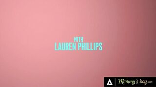 MOMMY'S BOY - Voluptuous Redhead MILF Lauren Phillips Gets To Enjoy Horny Hung Stud's Dick