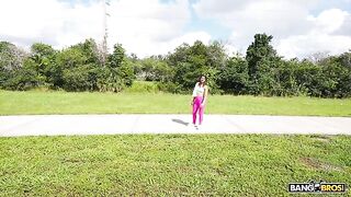 Misty Addams- Morning Stretches Over A Big Cock