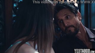 Horny step uncle seduces and fucks teen and her big tits MILF step mother hardcore