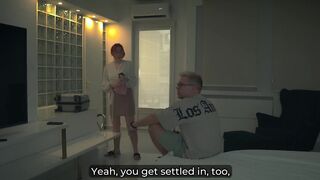 I Fucked My Step Mom in Hotel Share Bed – Creampie Inside!