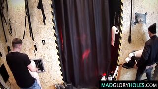 Teen & Mom Get Fucked In Glory Hole