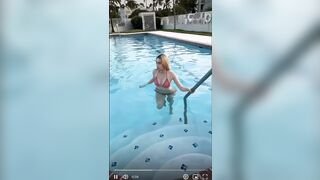 Lil Tay Sexy Bikini Poolside Tease Video Leaked