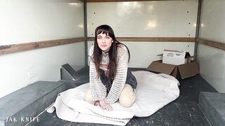 Jak Knife - Fucking a slutty client in my moving truck while on the job - Lana Smalls