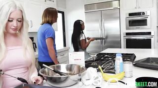 Lily Starfire & Naomi Ryder - We Can't Stuff Our Faces.. Dreams Are Made Of Oily Tits And Slutty One