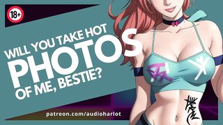 Helping Your Fitness Model Bestie Take Photos For A Competition (Audio Porn)