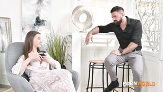 Baby Doll- Petite Teen Gets An Early Morning DP From Her Roommates